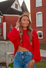 Load image into Gallery viewer, Dylan Knit Sweater - Red
