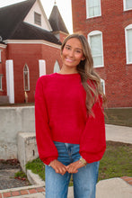 Load image into Gallery viewer, Dylan Knit Sweater - Red

