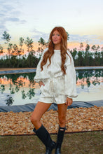 Load image into Gallery viewer, Forrest High Waist Sweat Shorts - Camo
