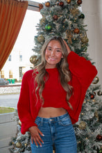 Load image into Gallery viewer, Dylan Knit Sweater - Red
