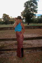 Load image into Gallery viewer, Feline Fine Leopard Maxi Skirt
