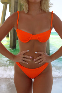 Lucky You Bikini Set - Orange
