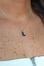Load image into Gallery viewer, Mini Cowboy Boot Necklace - Black
