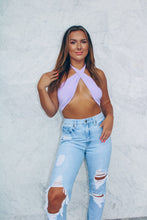 Load image into Gallery viewer, Kiana Wrap Top - Lavender
