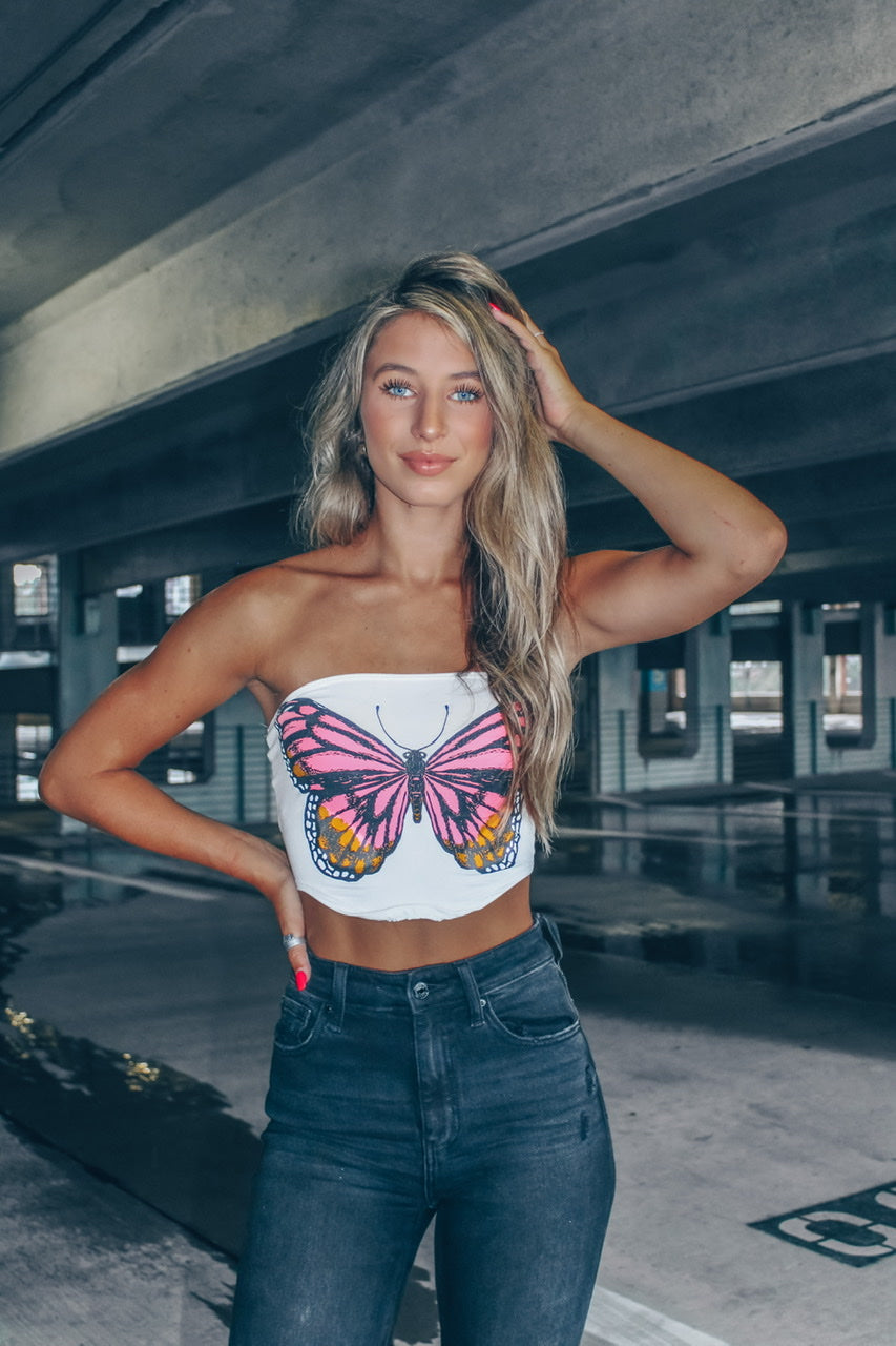 Butterfly Effect Tube Top