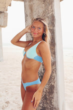 Load image into Gallery viewer, Salty Underwire Bikini Set - Aqua/Blue
