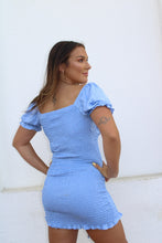 Load image into Gallery viewer, Day Dream Smocked Dress - Blue
