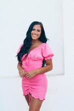 Load image into Gallery viewer, Day Dream Smocked Dress - Pink
